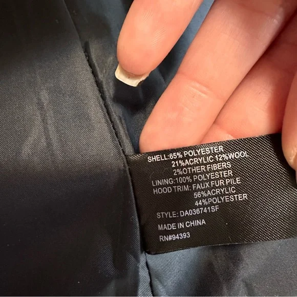 NWOT Coffeeshop- Emmalise Wool Jacket, size large - Picture 12 of 12